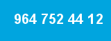 964 752 44 12 964 752 44 12